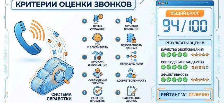 Критерии оценки звонков — 10 параметров для контроля менеджеров