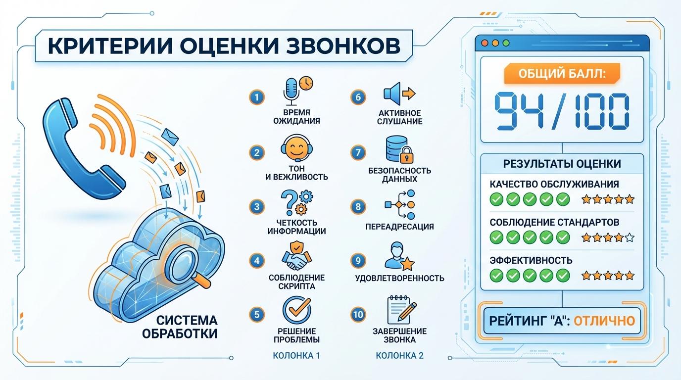 Критерии оценки звонков менеджеров по продажам