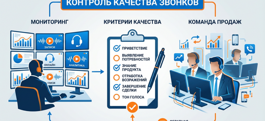 Контроль качества звонков в отделе продаж