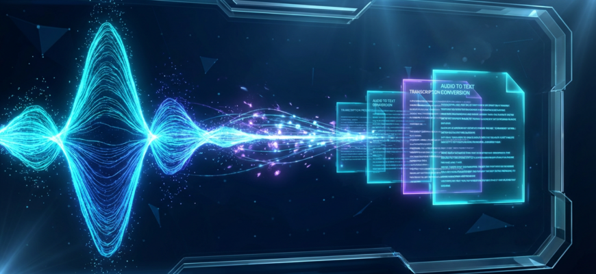 Расшифровка аудио в текст — звуковая волна трансформируется в текст
