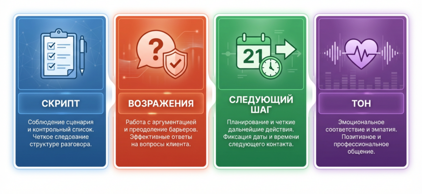 Ключевые метрики контроля качества звонков