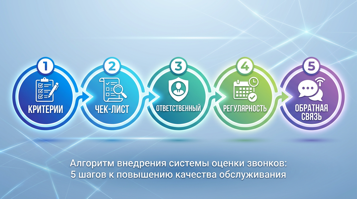 Применение критериев оценки звонков