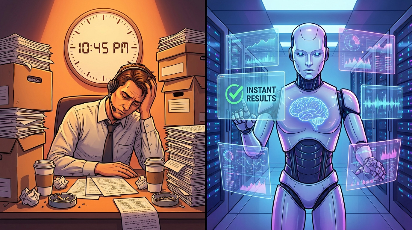 Сравнение ручного и автоматического анализа