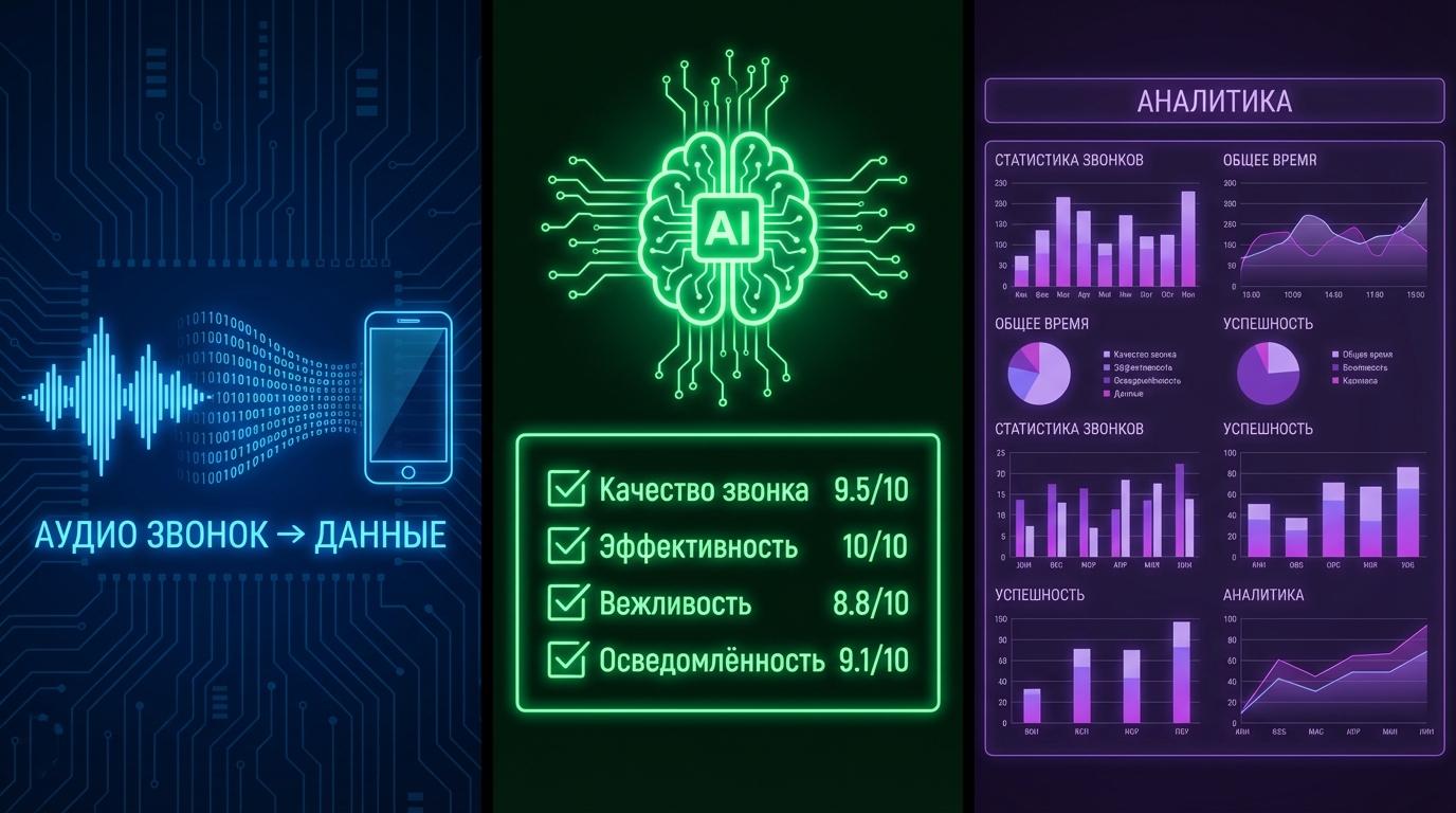 Автоматизация прослушки звонков с помощью ИИ