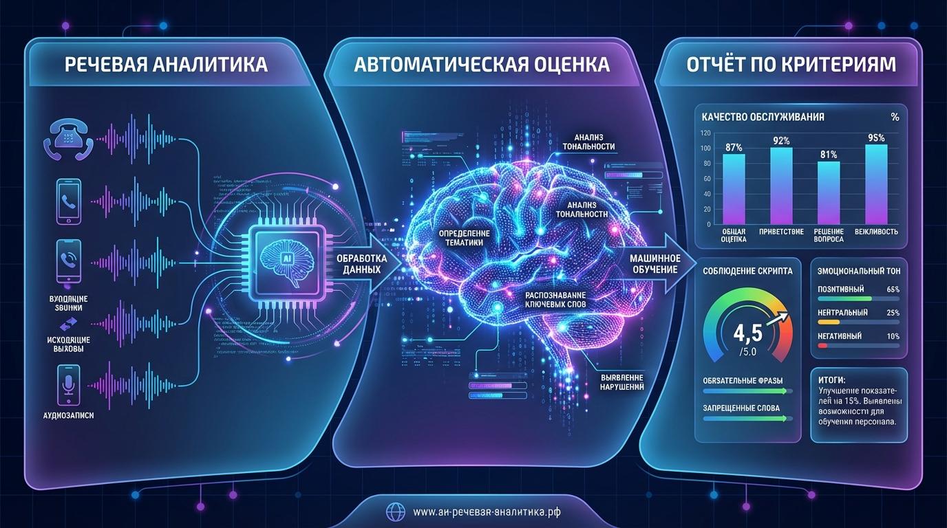 Автоматизация оценки звонков по критериям