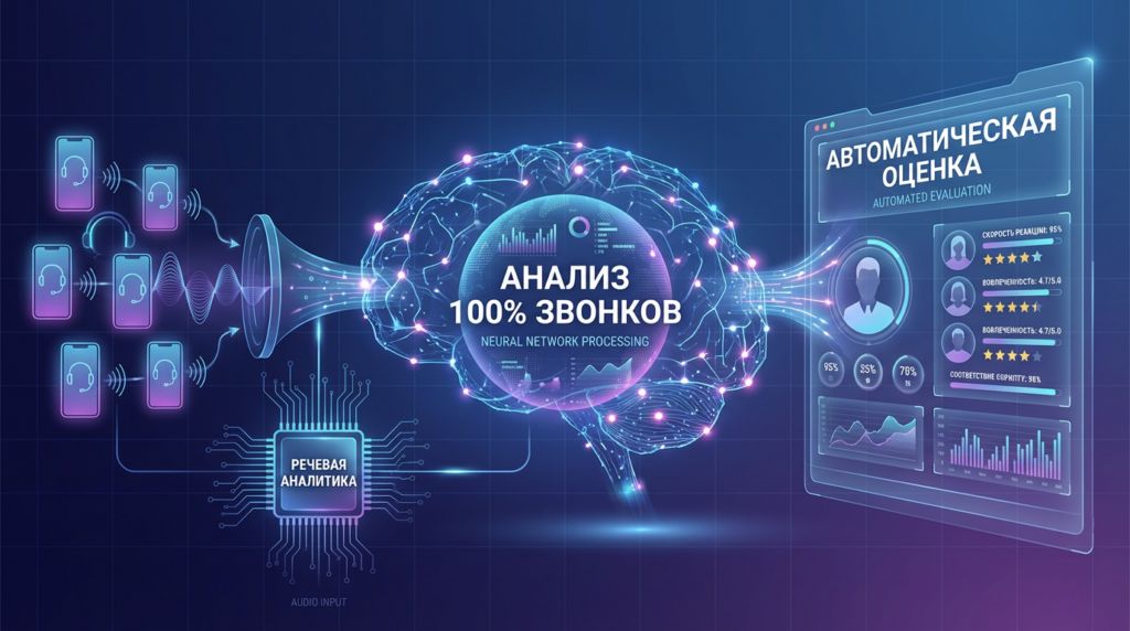 Автоматизация оценки звонков сотрудников с ИИ