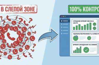 Анализ звонков менеджеров — контроль 100% разговоров вместо 5-10%