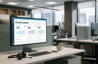 Анализ звонков в amoCRM — автоматический контроль качества переговоров