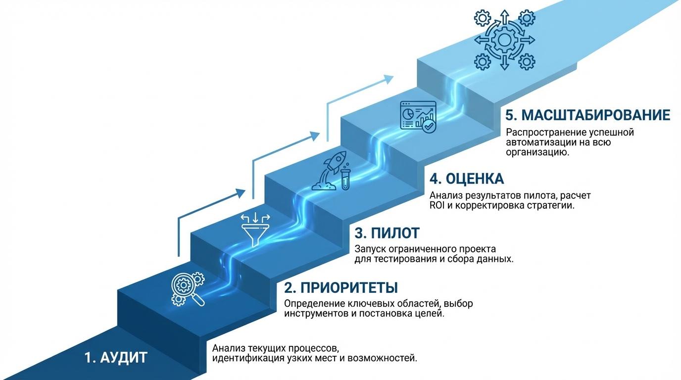 Этапы внедрения автоматизации колл-центра