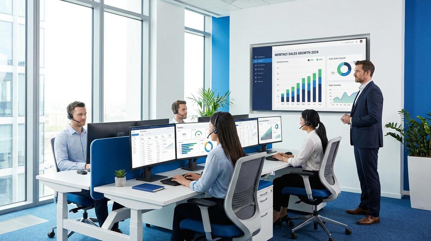 Как увеличить продажи — команда отдела продаж за работой