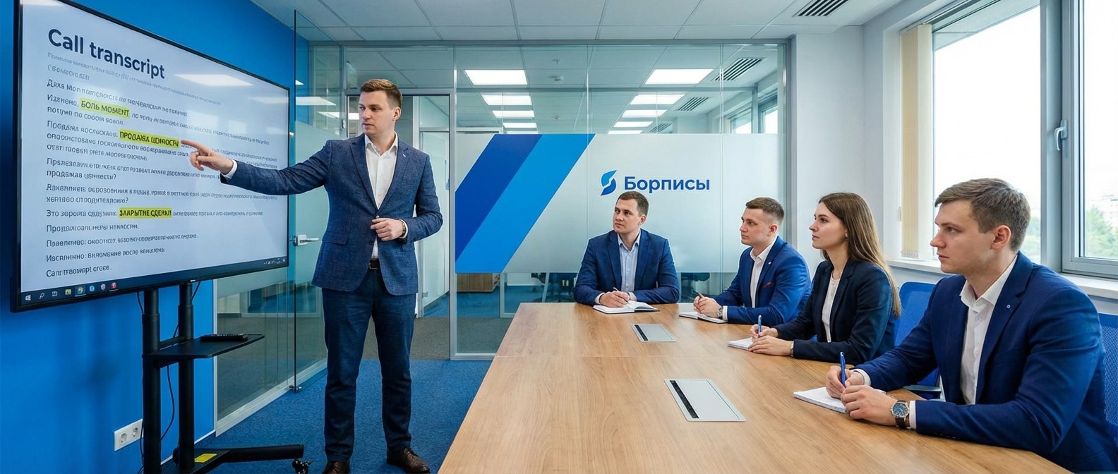 Обучение менеджеров на основе анализа реальных звонков