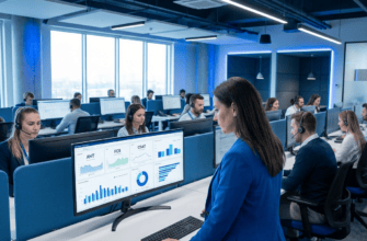 Контроль операторов колл-центра — супервайзер анализирует звонки