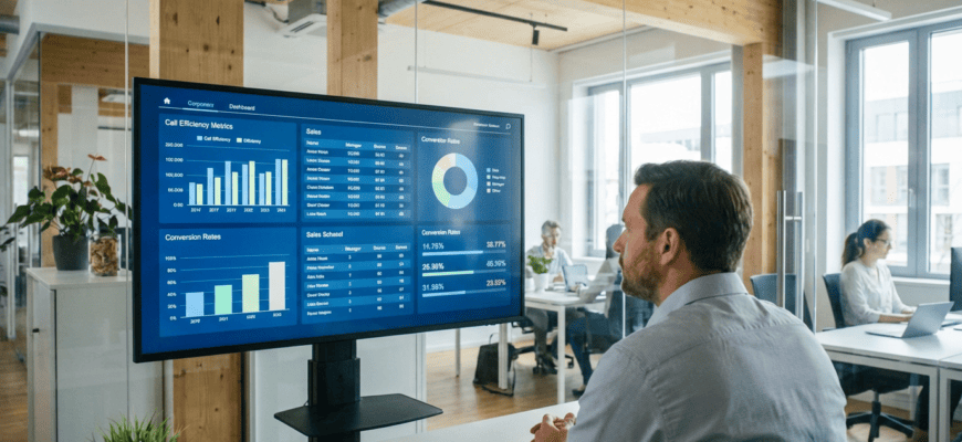 Оценка звонков менеджеров — дашборд РОПа с критериями качества