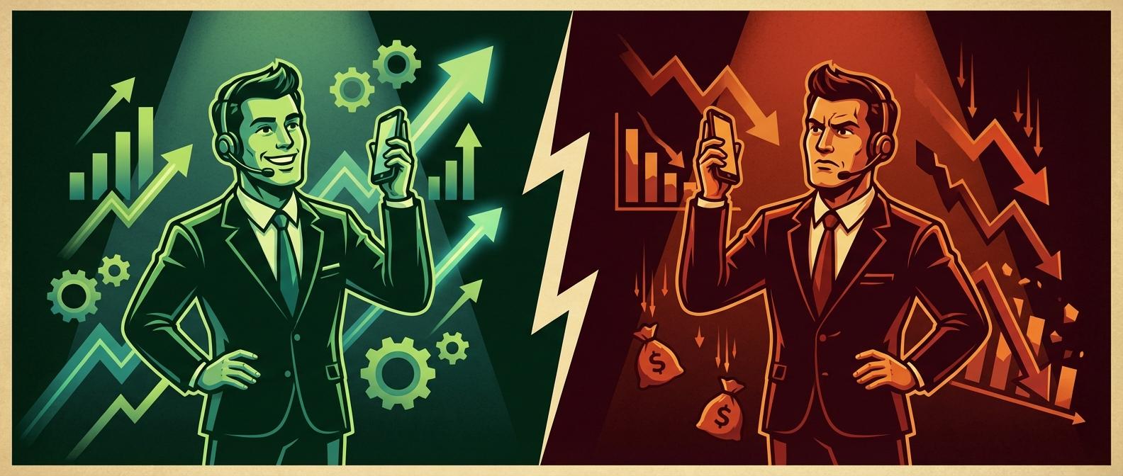 Диагностика проблем отдела продаж — сравнение конверсии менеджеров