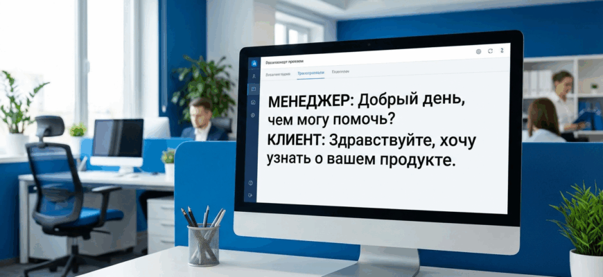 Расшифровка звонков — автоматический перевод аудио в текст