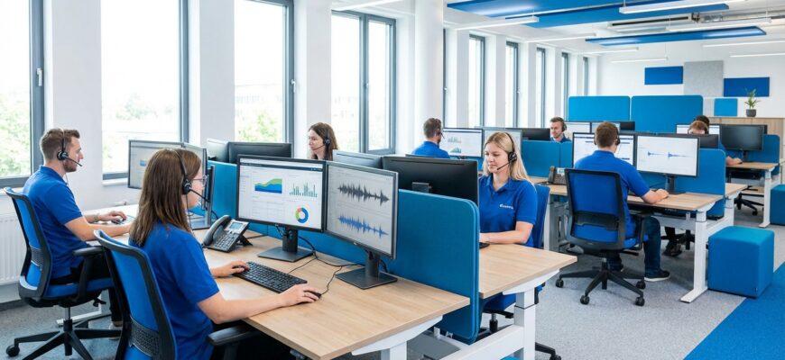 Сервис речевой аналитики — интерфейс анализа звонков