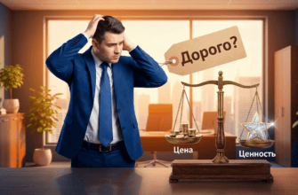 Возражение дорого в продажах — цена vs ценность