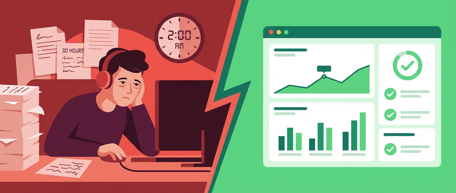 Сравнение ручного и автоматического аудита звонков — время и эффективность