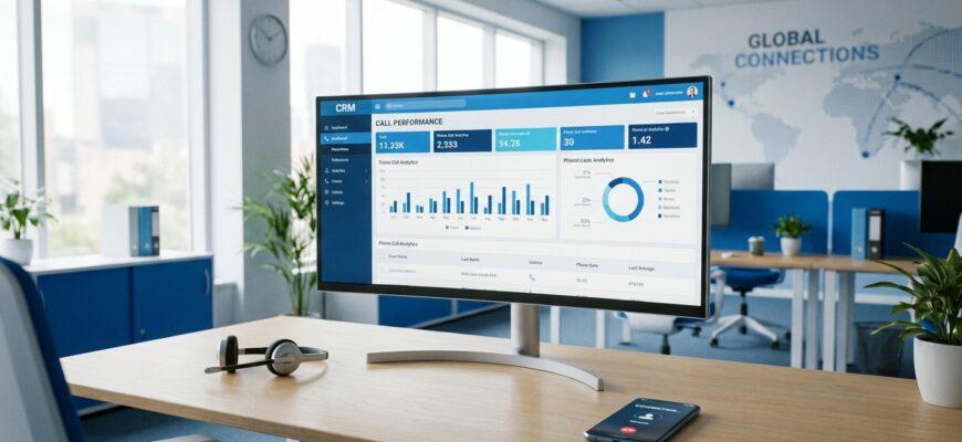 CRM для звонков с интеграцией телефонии — рабочее место менеджера