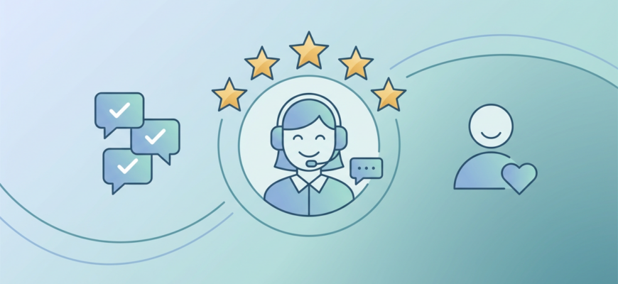 Качество обслуживания клиентов — оператор консультирует клиента по телефону