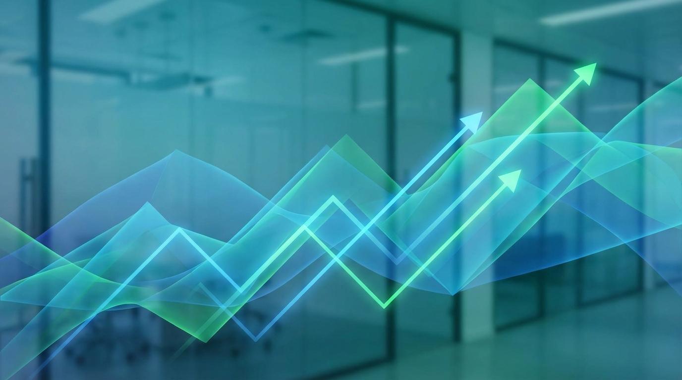 Способы повышения ROI — абстрактная визуализация роста окупаемости