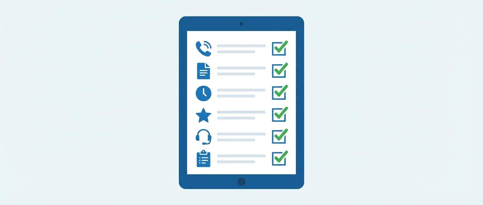 Чек-лист контроля работы диспетчера