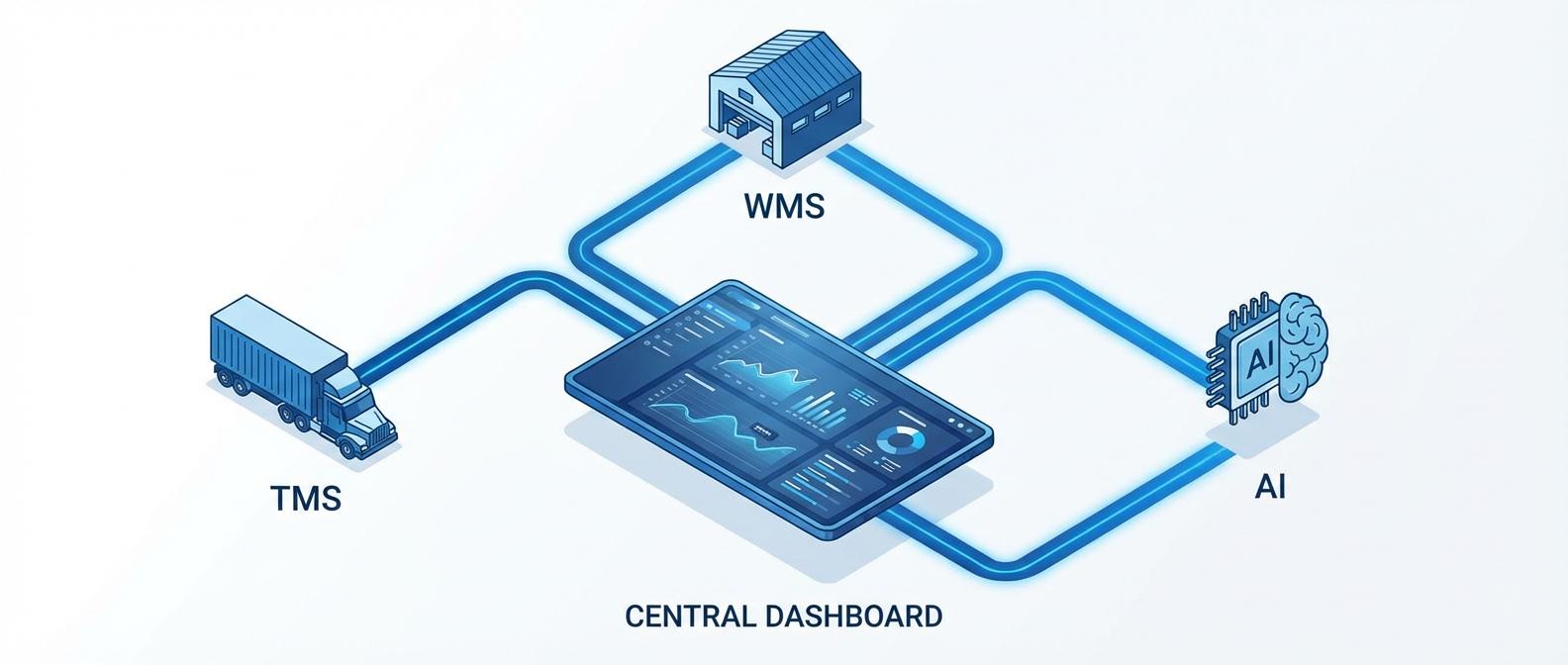 Автоматизация сбора KPI в логистике: TMS, WMS и AI-системы