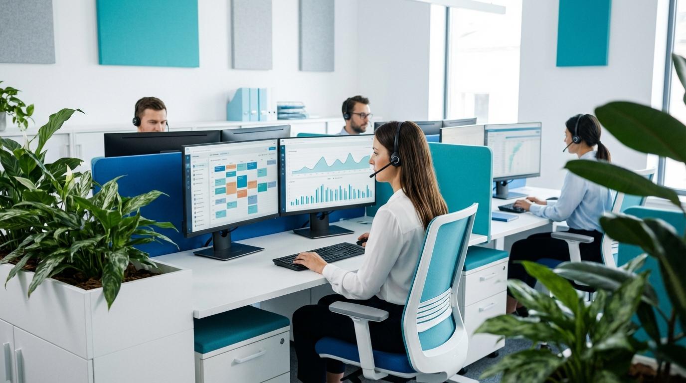 Медицинский колл-центр: оператор принимает звонок от пациента