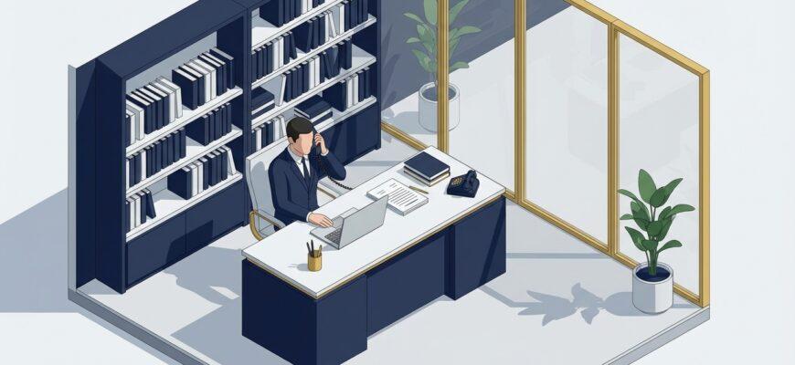 Продажа юридических услуг: юрист проводит телефонные переговоры с клиентом