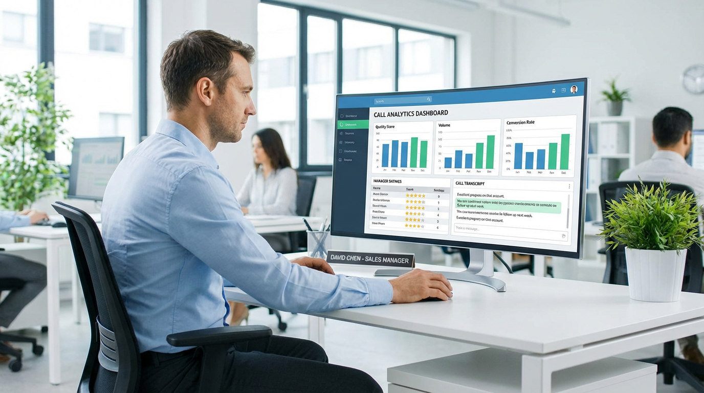 Сервис для анализа звонков: интерфейс с аналитикой качества разговоров