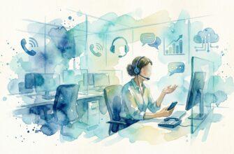 Телемаркетинг: операторы колл-центра работают со звонками и аналитикой