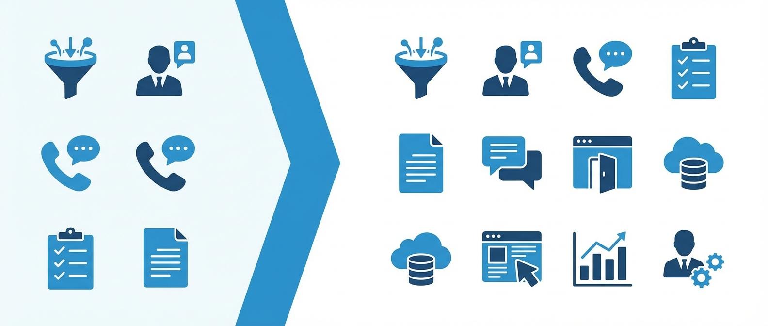 Сравнение функционала AmoCRM и Битрикс24 -- инфографика