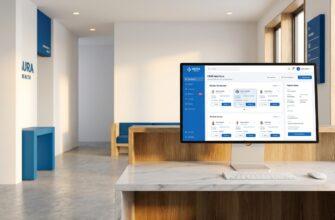 CRM для клиники - интерфейс системы управления записями пациентов на экране администратора