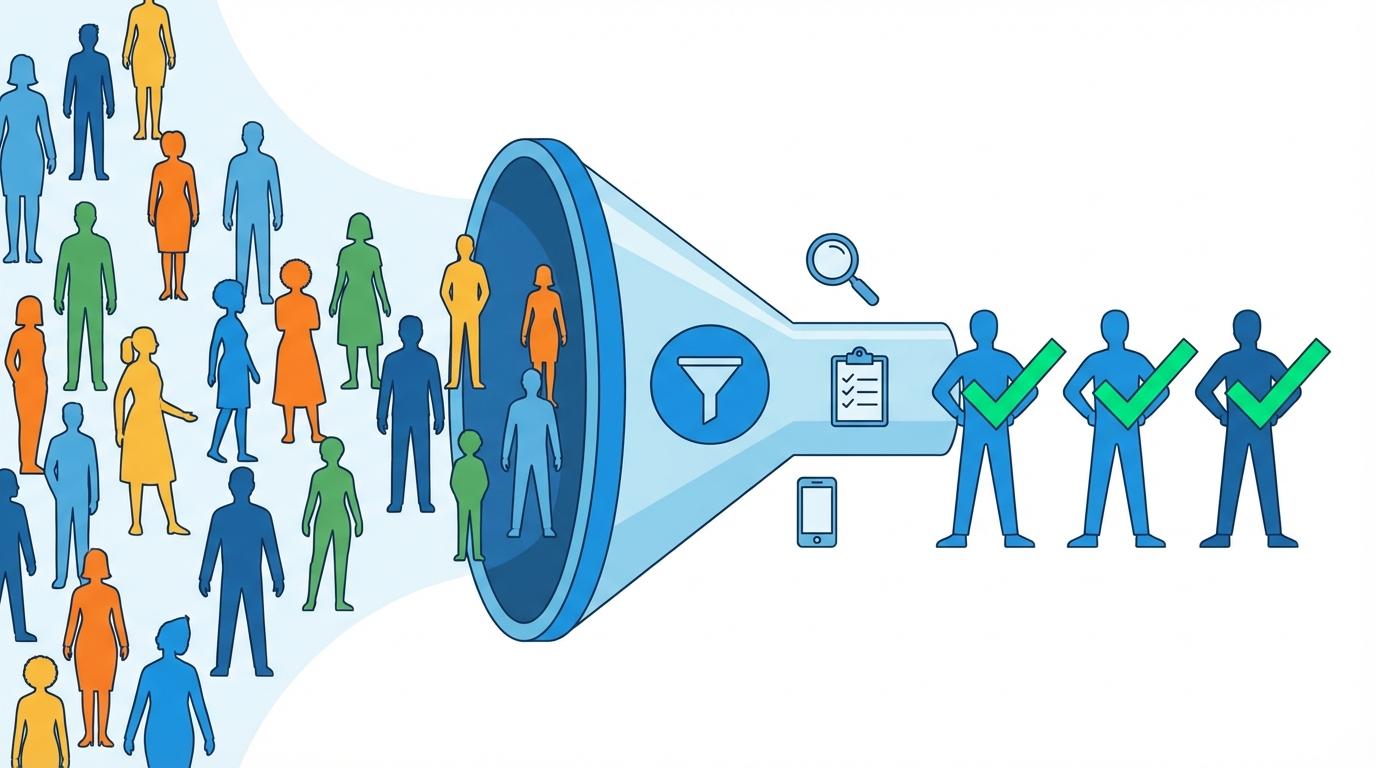 Квалификация лида - процесс фильтрации потенциальных клиентов через воронку продаж