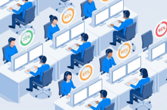 Нагрузка на оператора колл-центра - мониторинг загруженности операторов