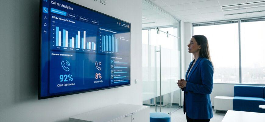 Проверка звонков в отделе продаж -- дашборд с аналитикой качества звонков менеджеров