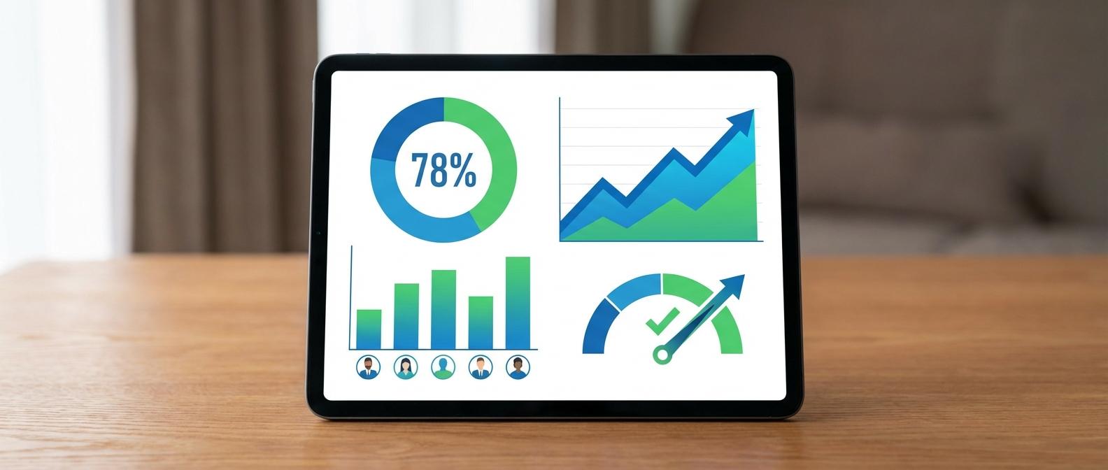 Метрики соблюдения регламента отдела продаж — дашборд KPI