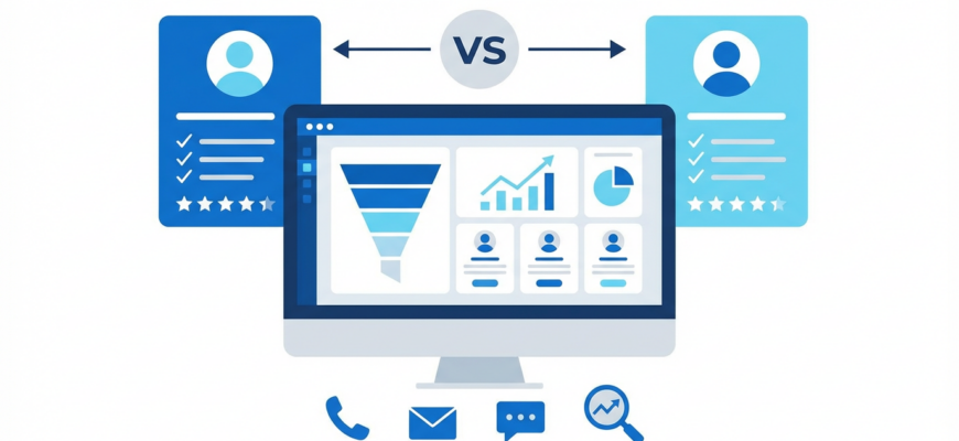 Сравнение CRM-систем 2026 -- обзор лучших решений для бизнеса