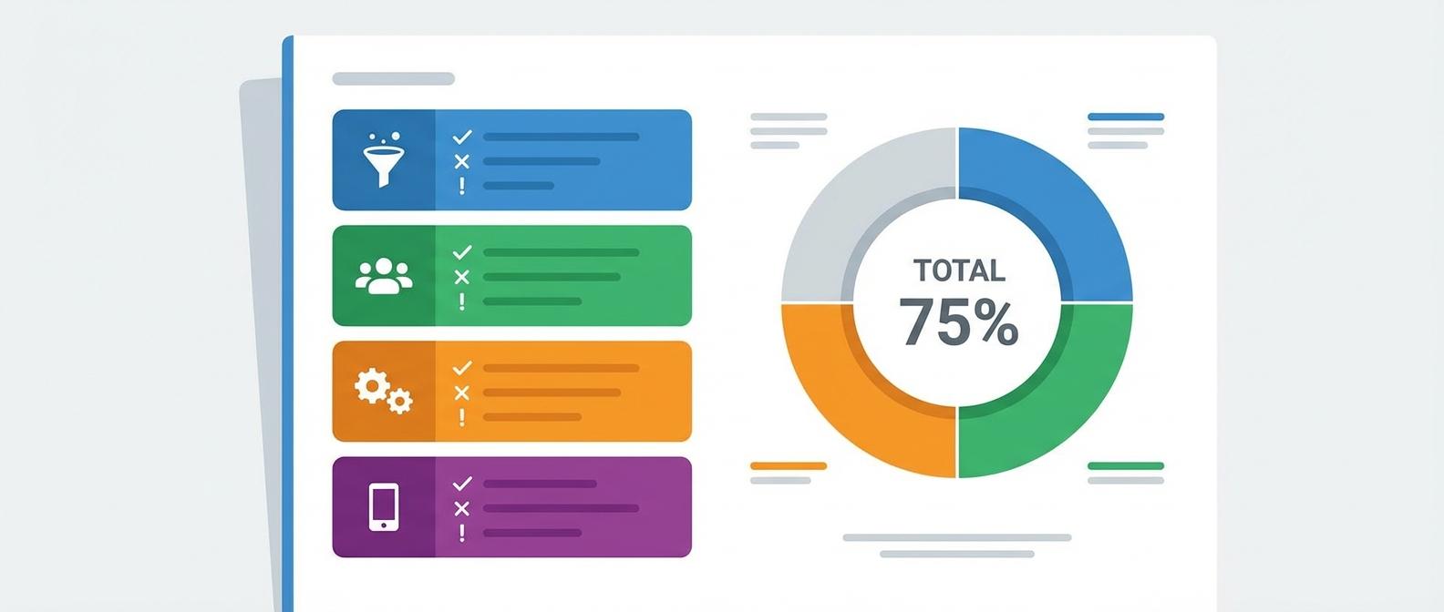 Чек-лист аудита отдела продаж с критериями оценки по блокам