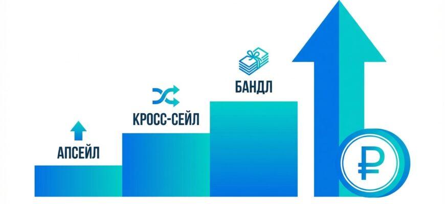 Как увеличить средний чек - три техники допродаж: апсейл, кросс-сейл и бандлы