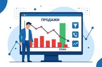 Невыполнение плана продаж - руководитель анализирует причины на дашборде