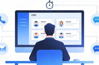 Обработка входящих заявок - менеджер работает с CRM-системой