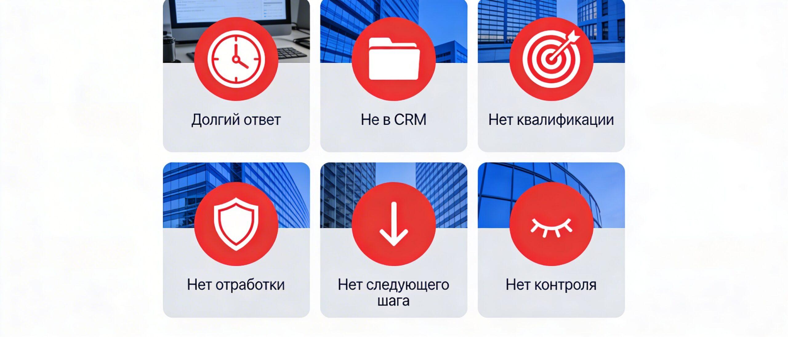 6 типичных ошибок при обработке входящих заявок