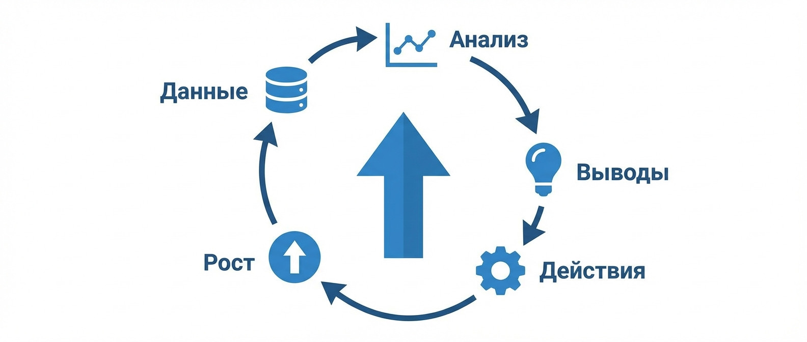 Цикл data-driven управления ростом продаж