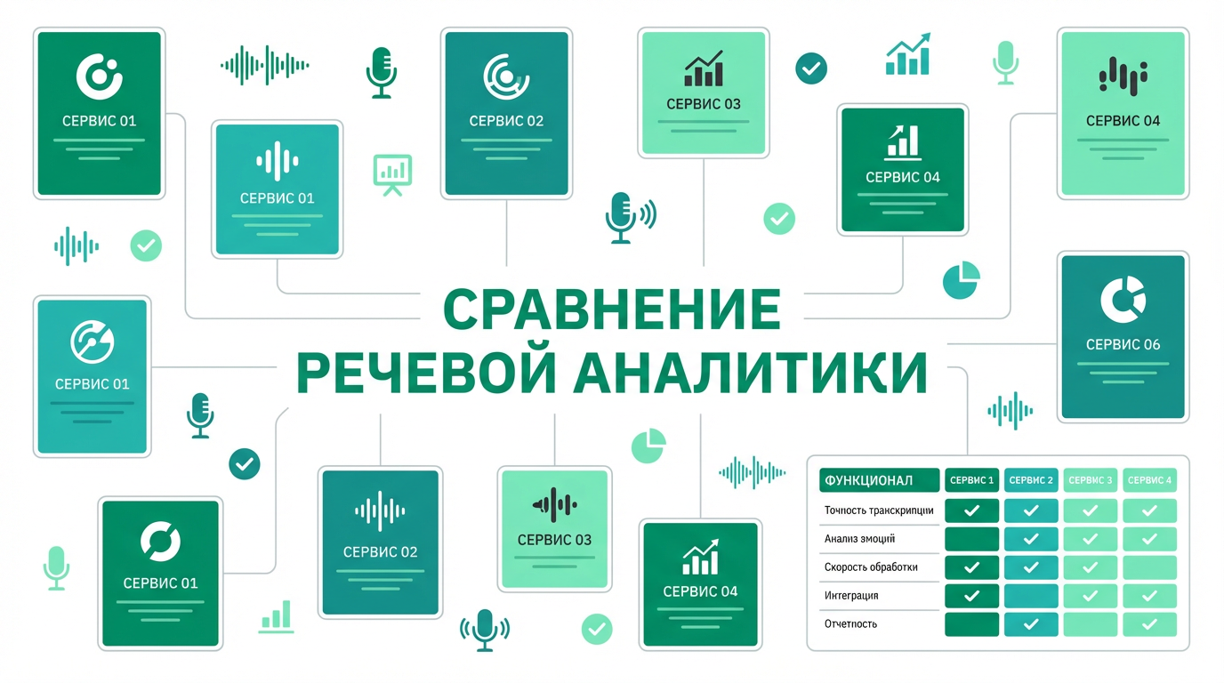 Сравнение сервисов речевой аналитики - обзор 12 решений для бизнеса