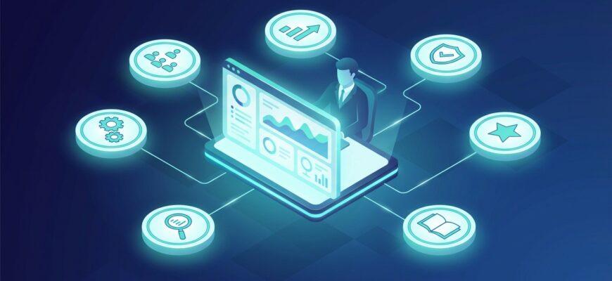 Управление отделом продаж - система из 7 элементов на дашборде руководителя