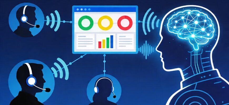 ИИ для колл-центра - автоматический анализ 100% звонков операторов