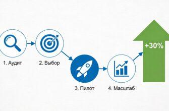 Внедрение ИИ в бизнес-процессы: пошаговый план из 4 шагов для отдела продаж