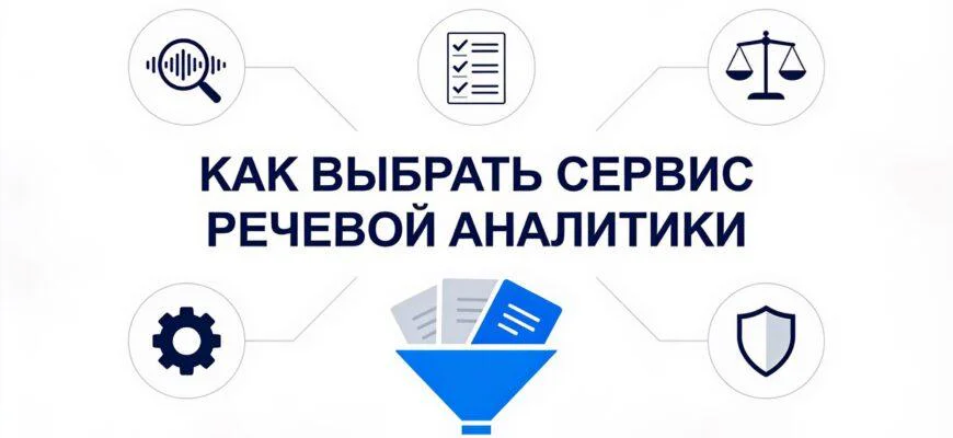 Как выбрать сервис речевой аналитики - критерии выбора ИИ-платформы для анализа звонков