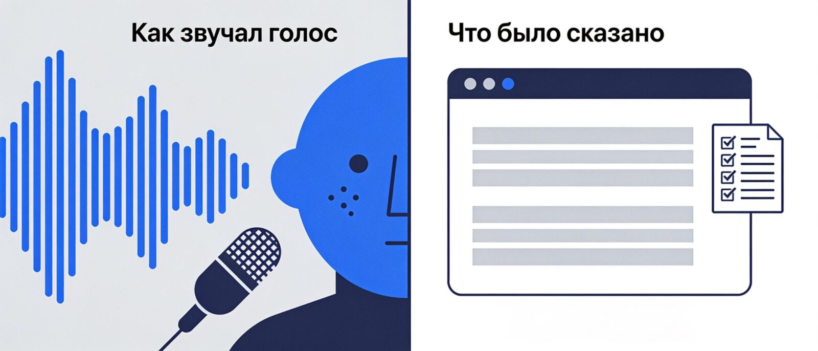 Разница между анализом биометрии голоса и смысловым анализом содержания разговора